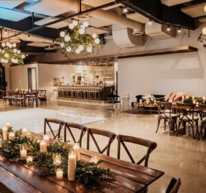 Casita Hollywood indoor-outdoor wedding venue with greenery and courtyard space